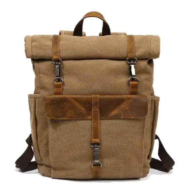 Benjamin | Grote Canvas Laptop Reistas Rugzak