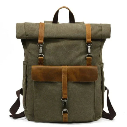 Benjamin | Grote Canvas Laptop Reistas Rugzak