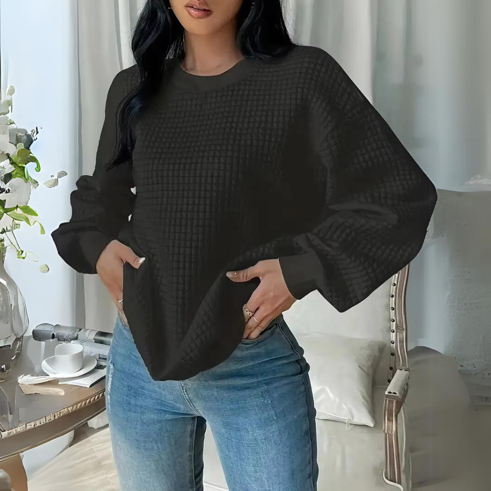 Hild - Casual Sweater met ronde hals