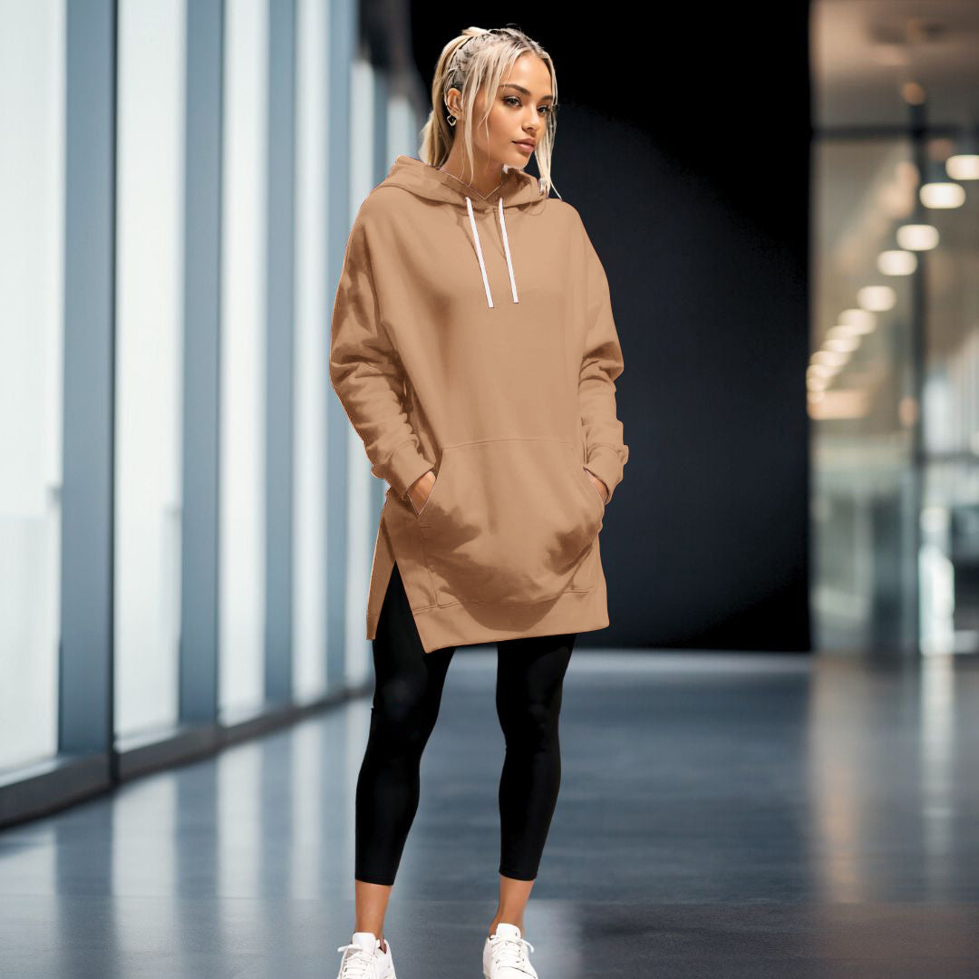 Émilie - Elegante oversized jurk met capuchon