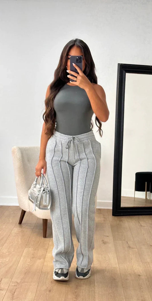 Margarieta - Casual Broek Met Wijde Pijpen Voor Vrouwen