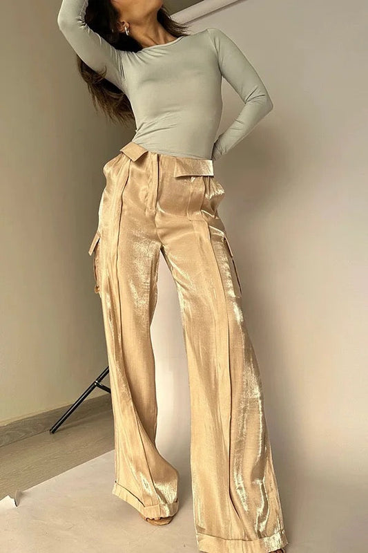 Arvida - Stijlvolle Broek met Glitters voor Vrouwen