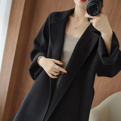 Petronia Mantel | Long Warm Coat for Women