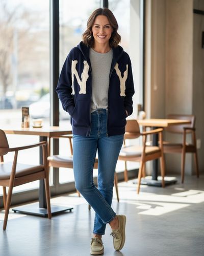 Jemma | NY Classic dameshoodie Chique en comfortabel