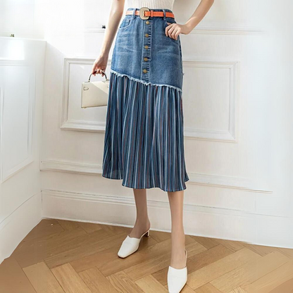 Joana - Elegante Denim Rok