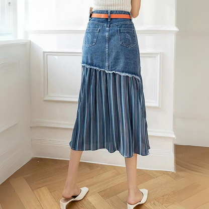 Joana - Elegante Denim Rok