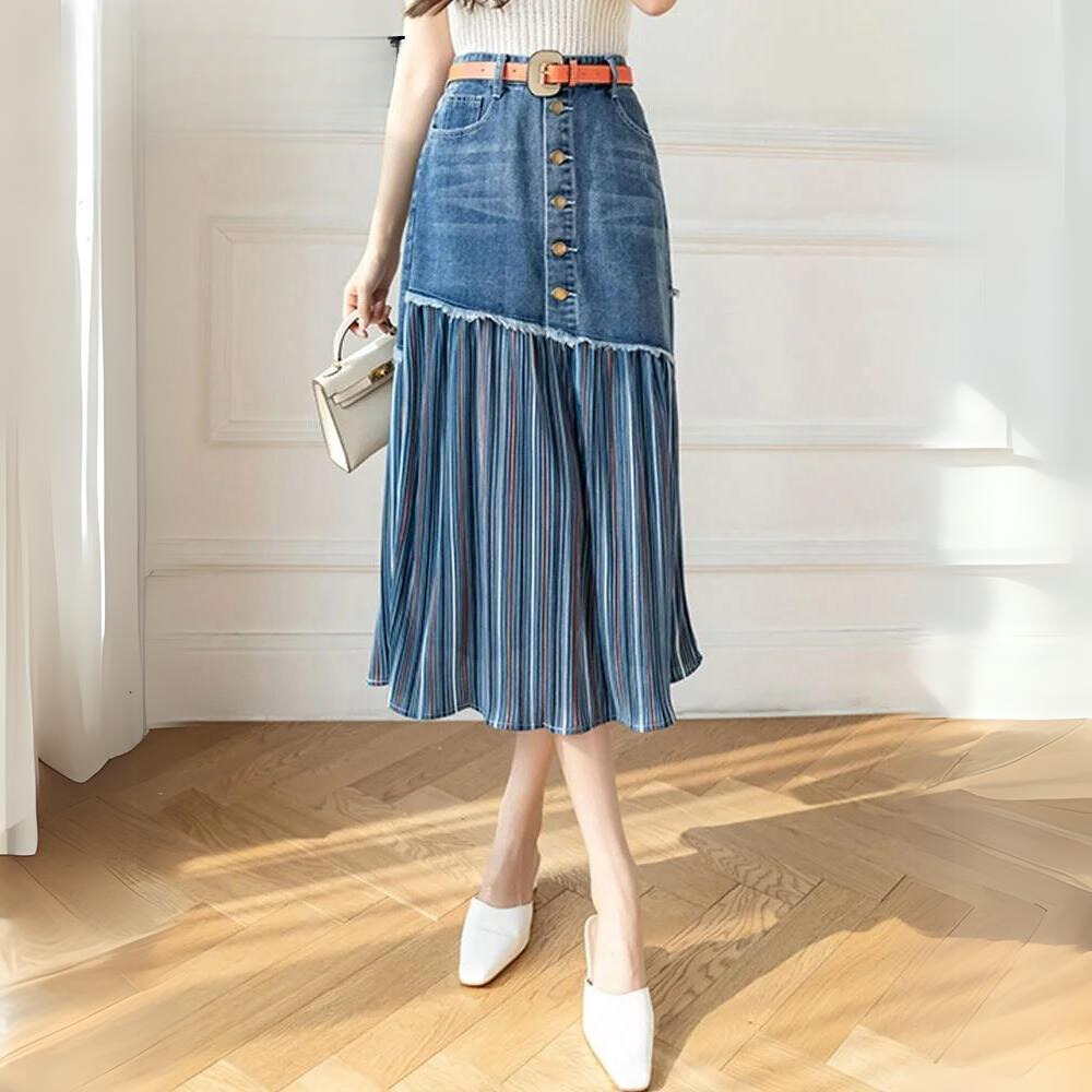 Joana - Elegante Denim Rok