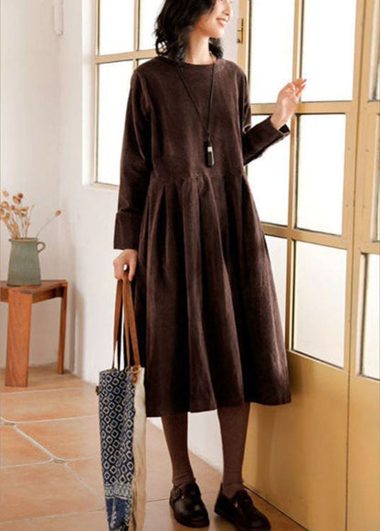 Kailey Corduroy herfst/winter elegante jurk