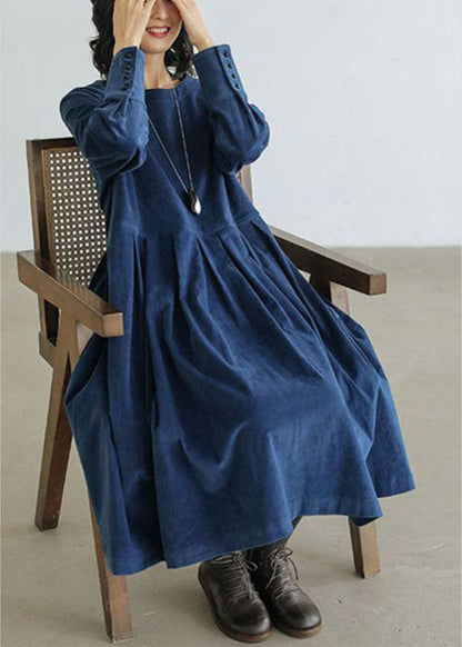Kailey Corduroy herfst/winter elegante jurk