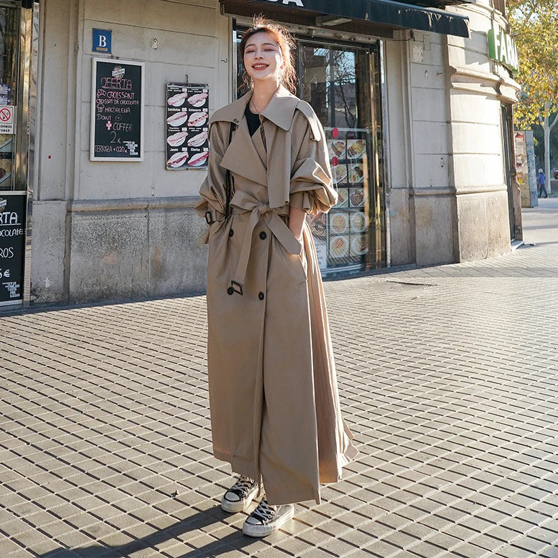 Yvonne - oversized double-breasted trenchcoat