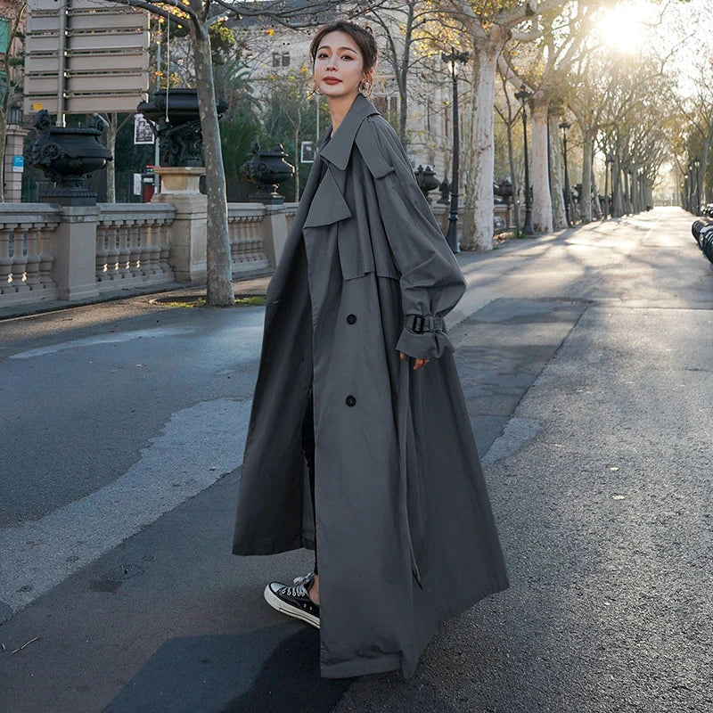 Yvonne - oversized double-breasted trenchcoat