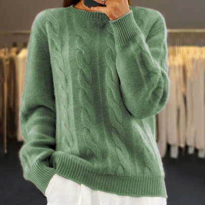 Vintage semi-turtleneck trui - Libby