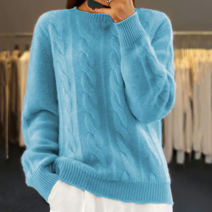 Vintage semi-turtleneck trui - Libby