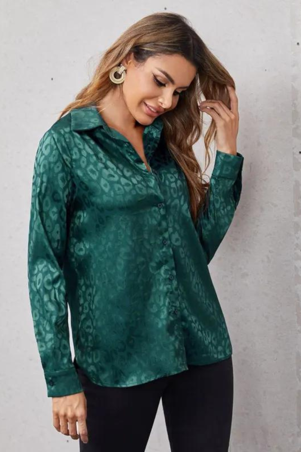 Lila - Zijde Ogende Blouse