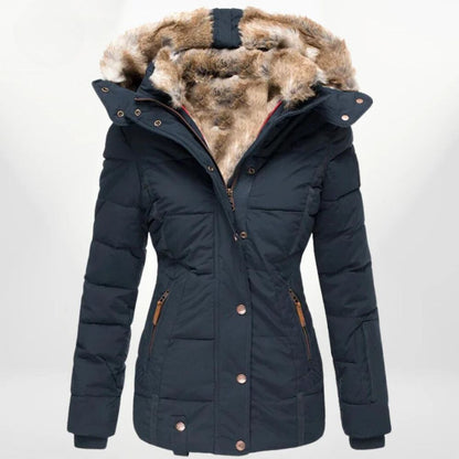 Premium winterjas voor dames - lime