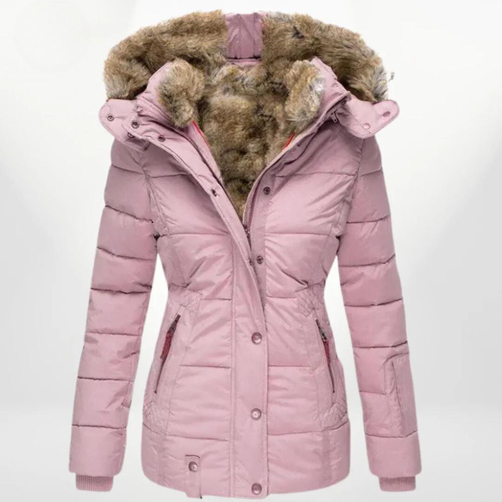 Premium winterjas voor dames - lime