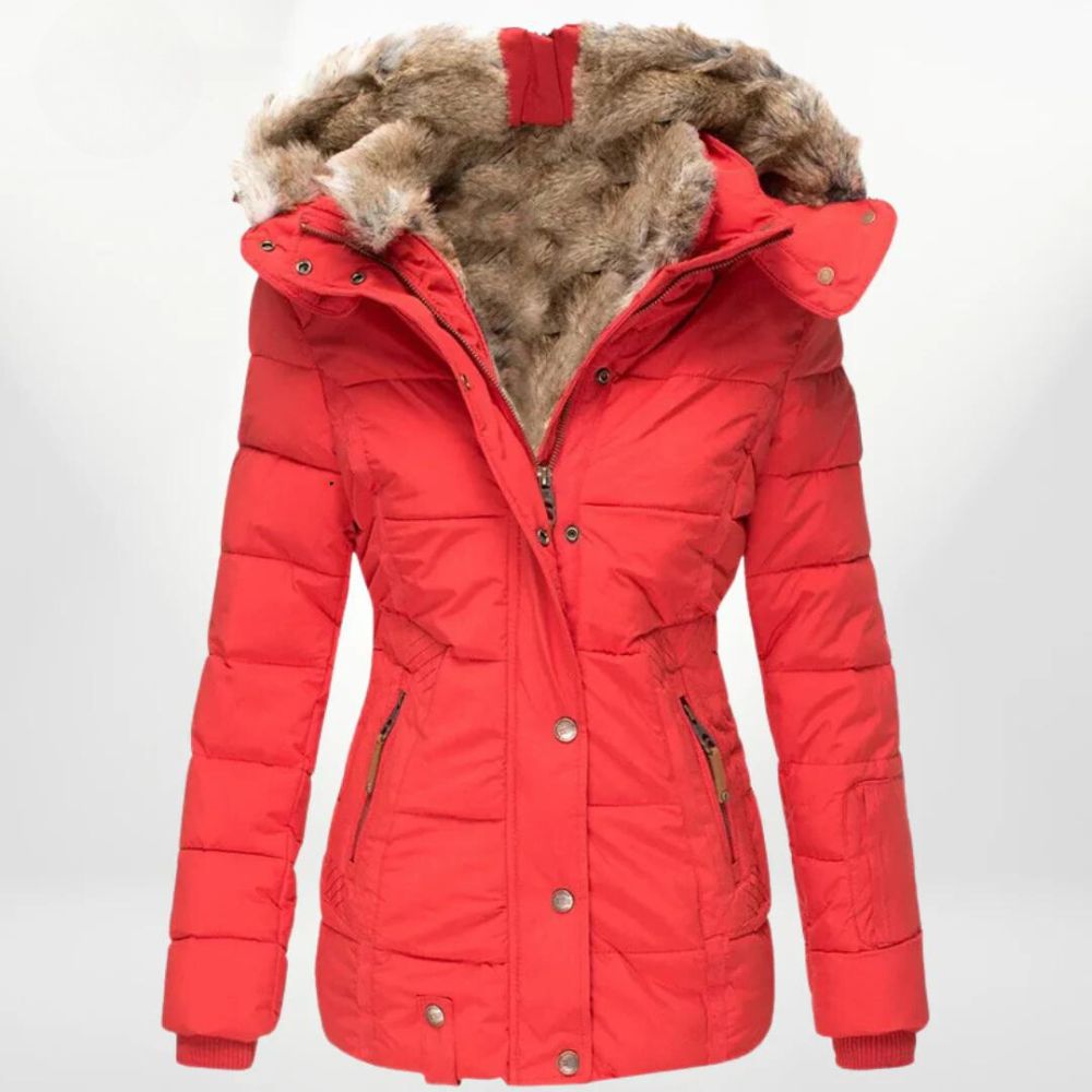 Premium winterjas voor dames - lime