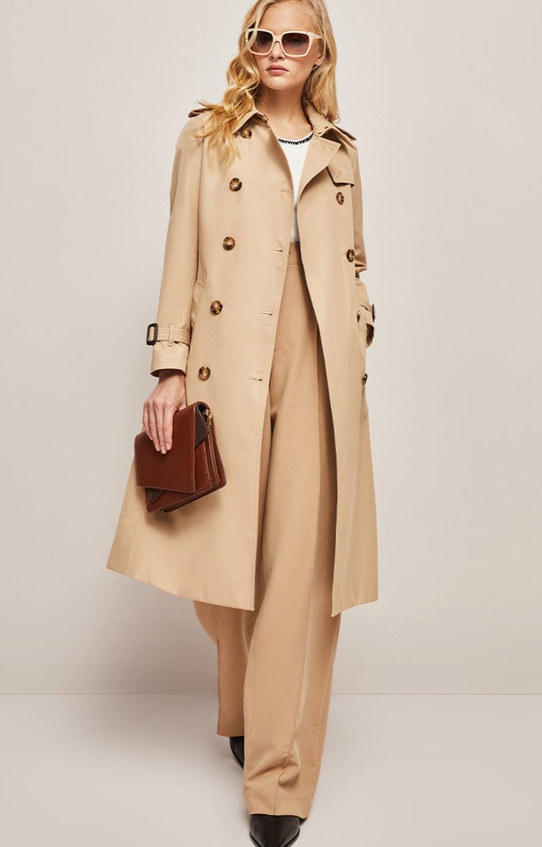 Casual trenchcoat voor dames in de winter - Liva