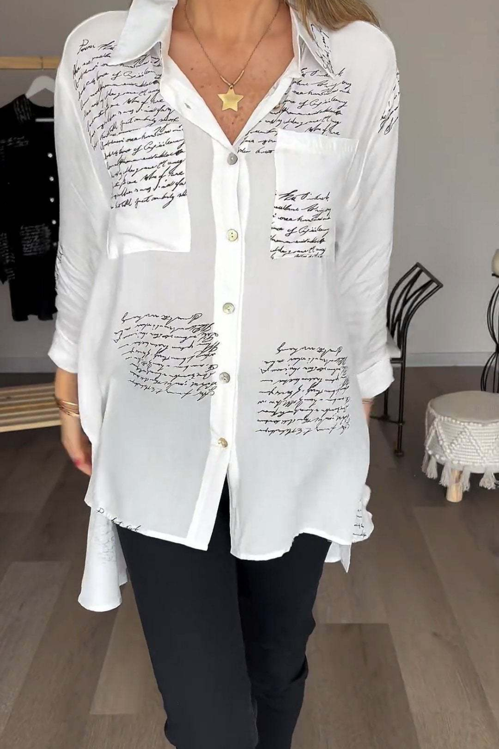 Lucy - Letter Blouse