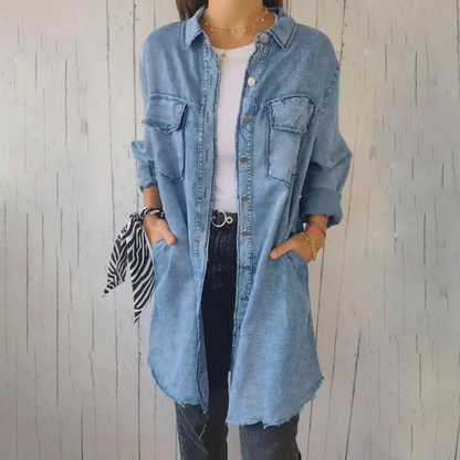 Lana - Comfortabele Denim Zomerjas