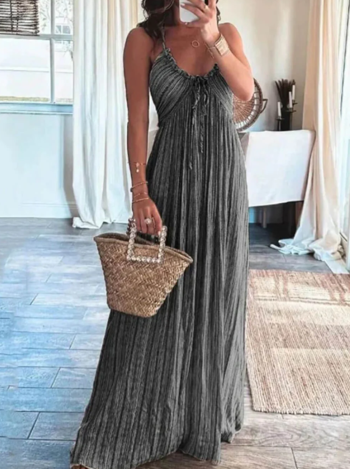 Leilani Halter Maxi Jurk met Bretels