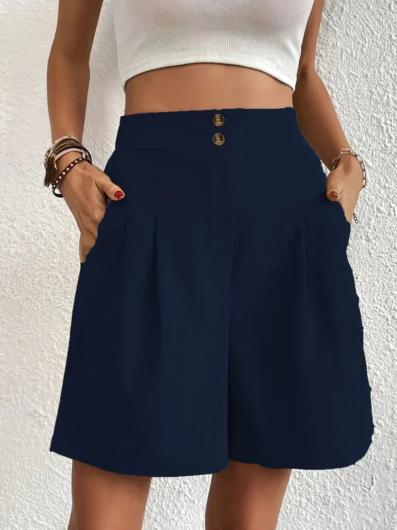 Vrouwenshorts met hoge taille