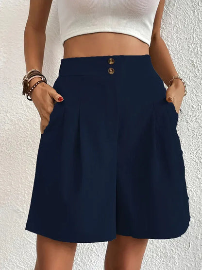 Vrouwenshorts met hoge taille