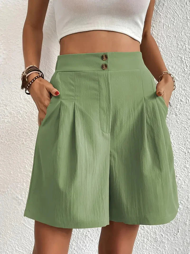 Vrouwenshorts met hoge taille