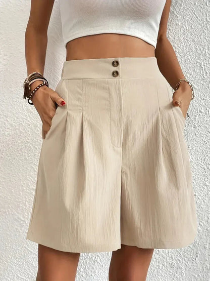 Vrouwenshorts met hoge taille