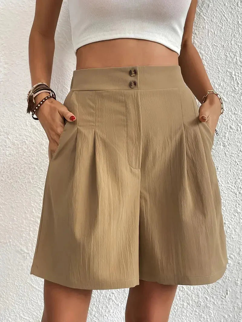 Vrouwenshorts met hoge taille