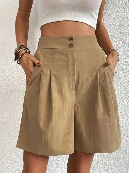 Vrouwenshorts met hoge taille