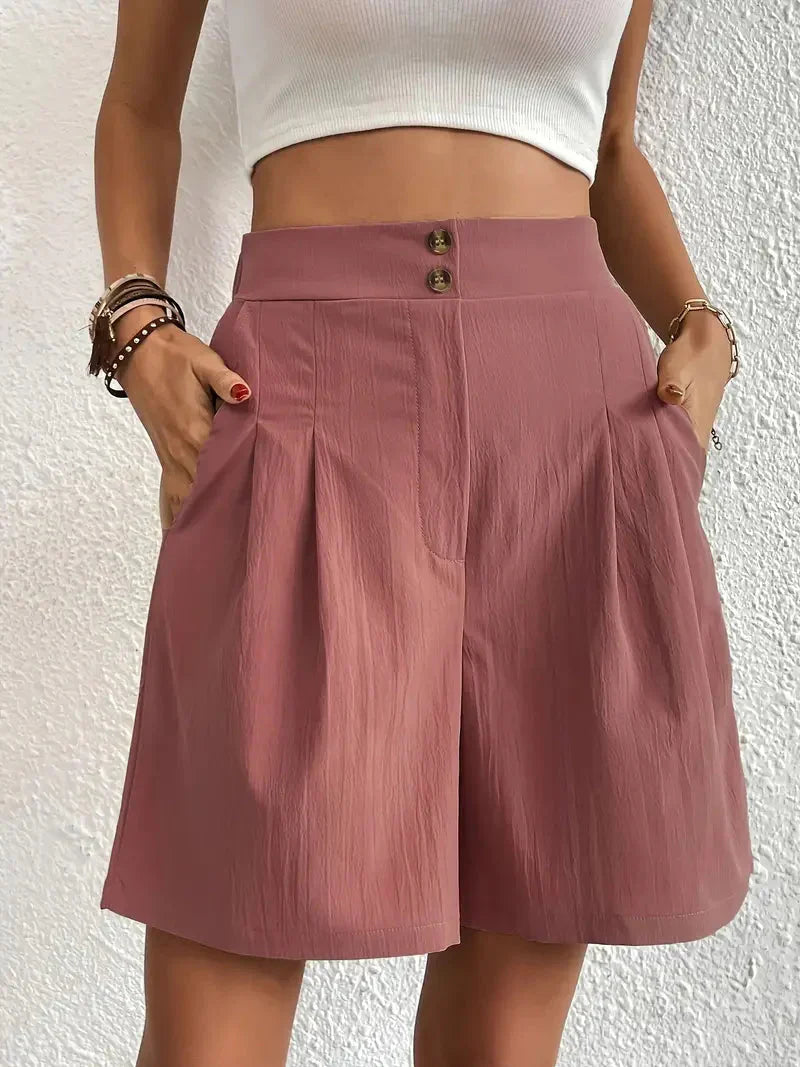 Vrouwenshorts met hoge taille