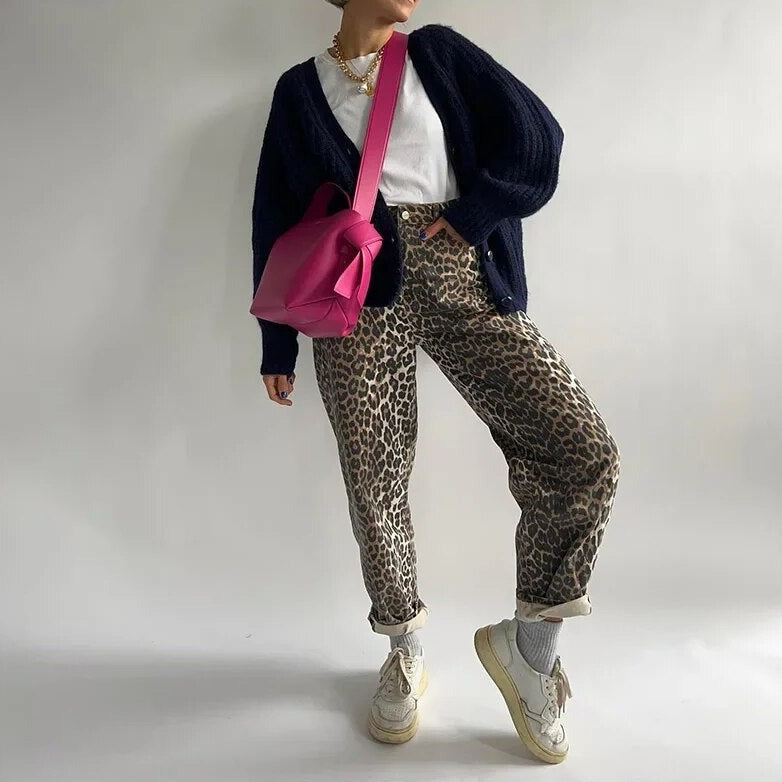 Dames jeans met hoge taille