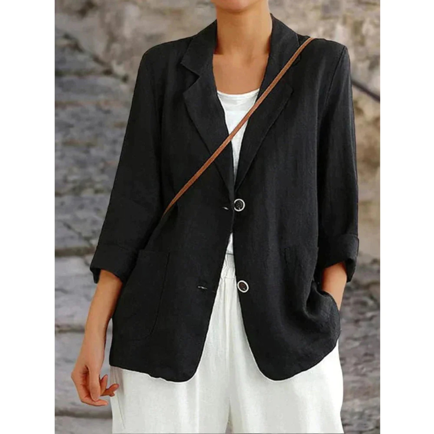 Esmée | Linnen dames blazer