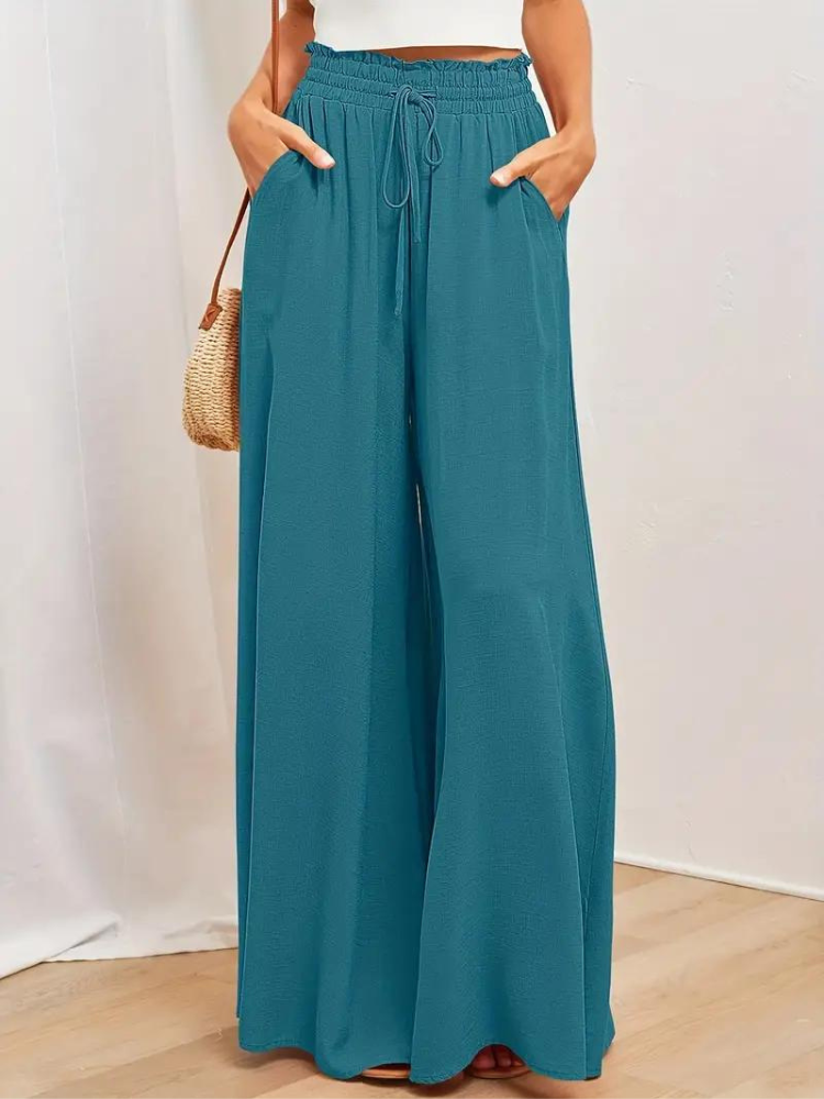 Damesbroek met hoge taille