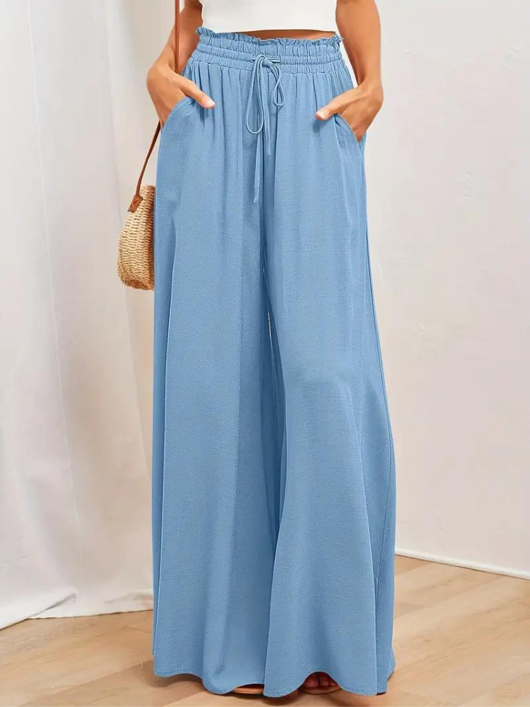 Damesbroek met hoge taille