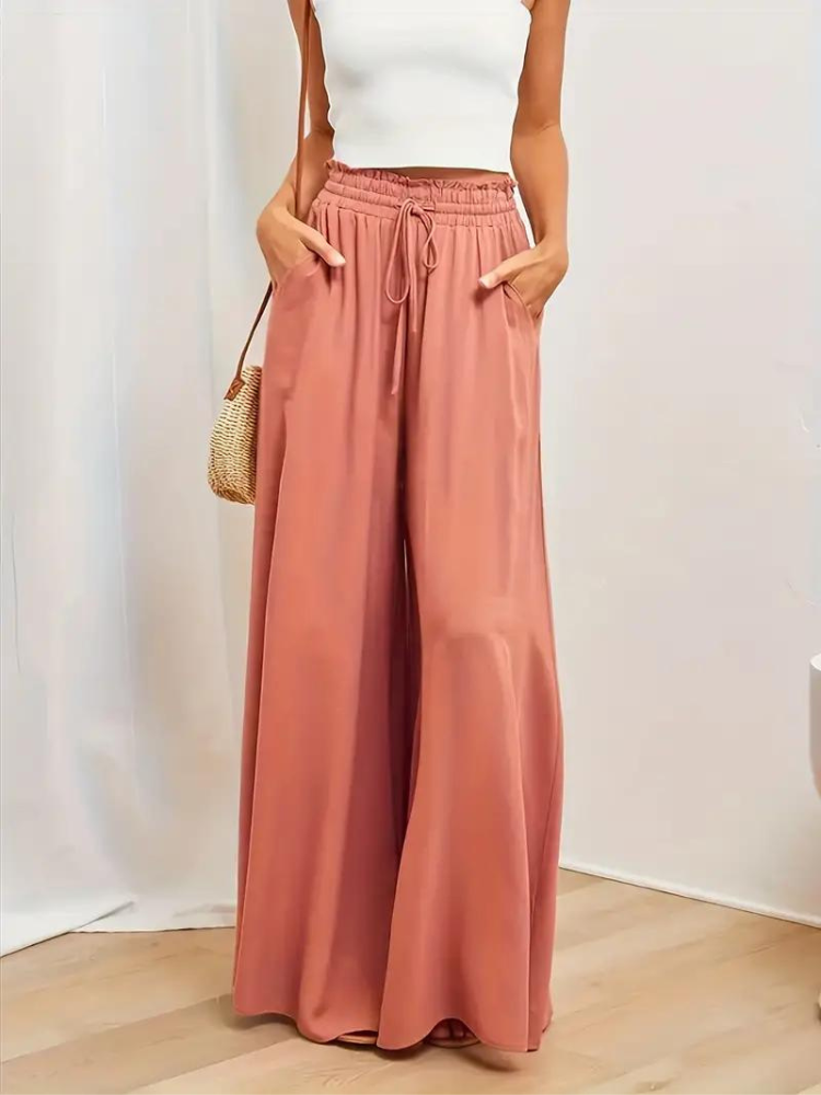 Damesbroek met hoge taille
