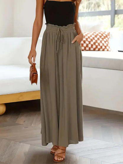 Damesbroek met hoge taille
