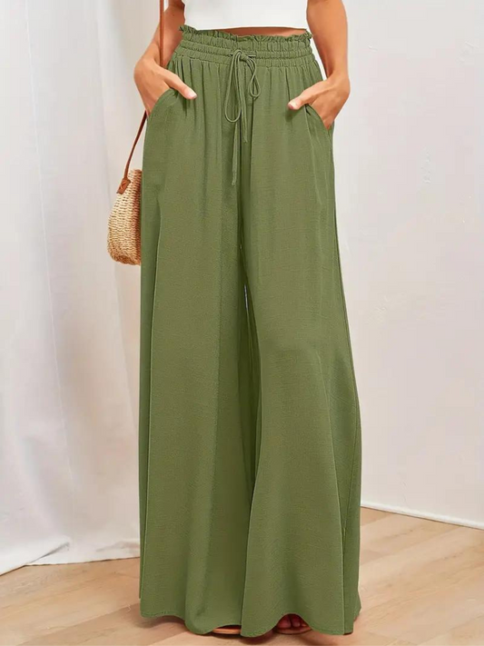 Damesbroek met hoge taille