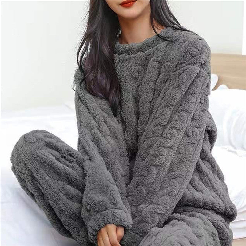 - Gezellige fleece pyjamaset