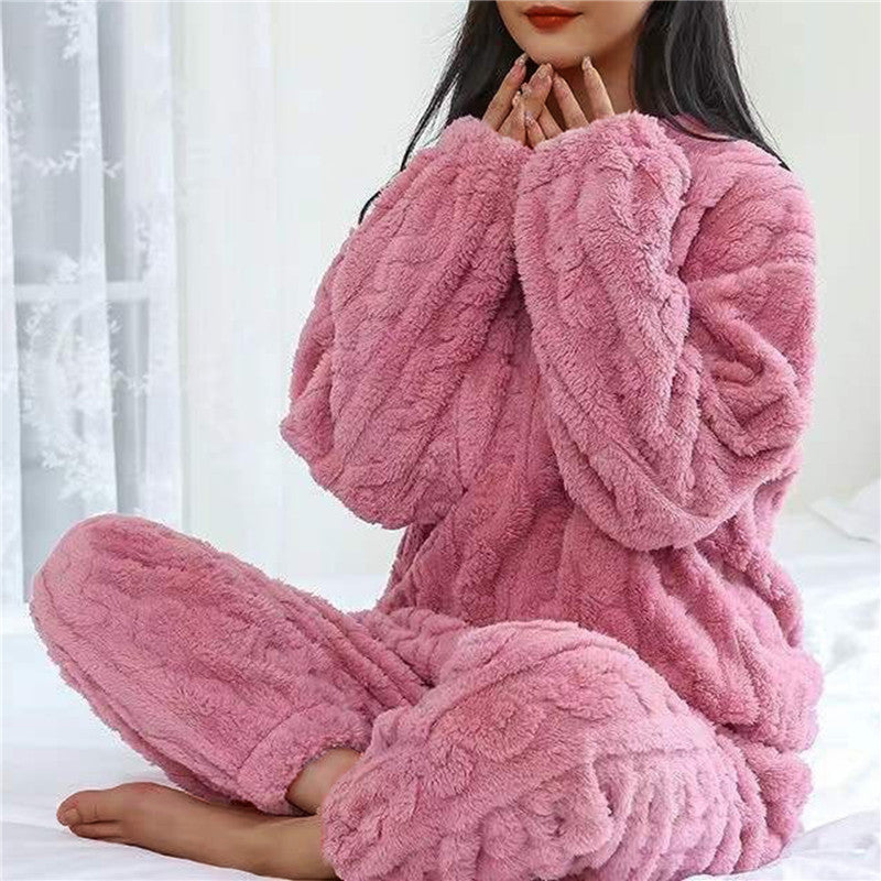 - Gezellige fleece pyjamaset