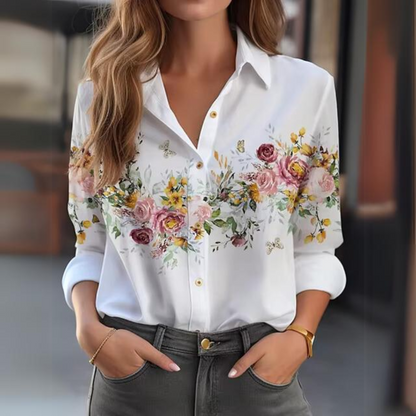 Maja - Elegante Bloemenblouse