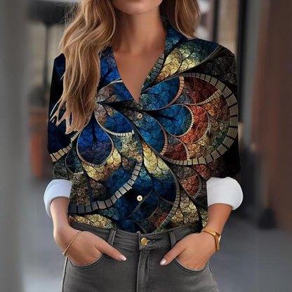 Maja - Elegante Bloemenblouse