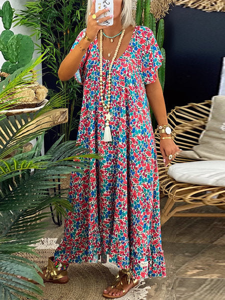 Marina - Klassieke bohemien maxi-jurk