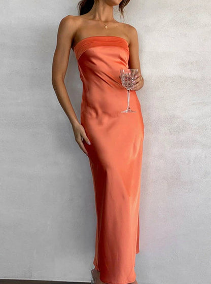 Merritt Strapless maxi jurk