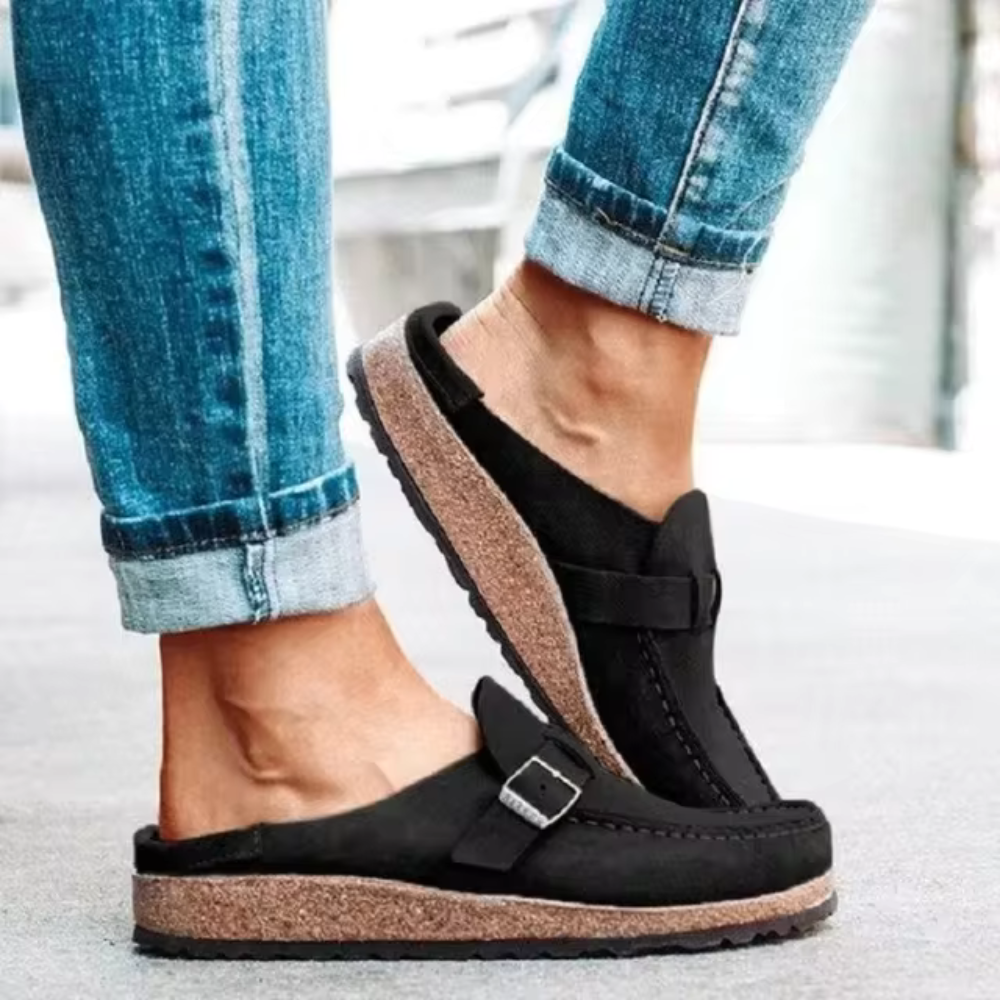 Mirella - Casual Half Drift Rond Hoofd Slippers