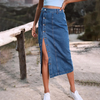 Athena - Elegante Denim Rok