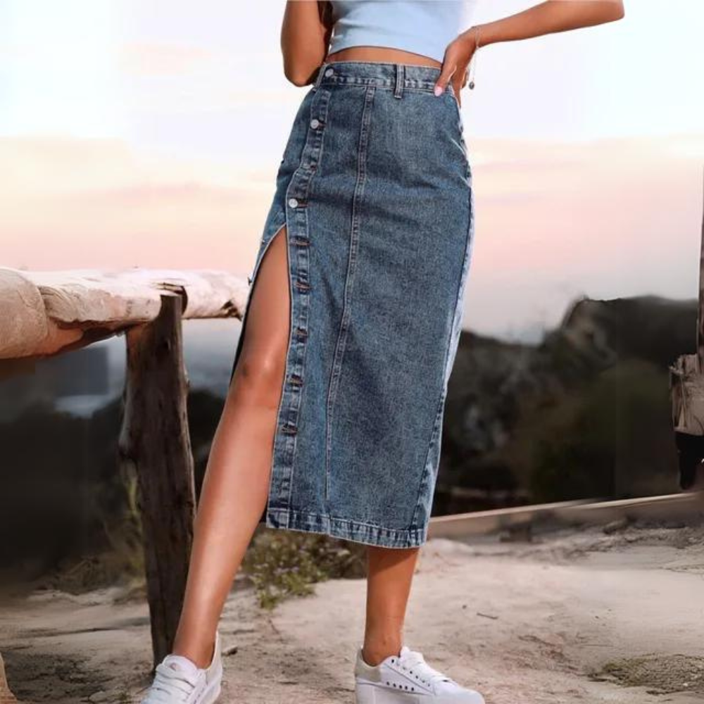 Athena - Elegante Denim Rok