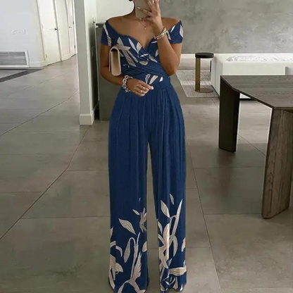 Delphine - Elegante Off Shoulder Jumpsuit