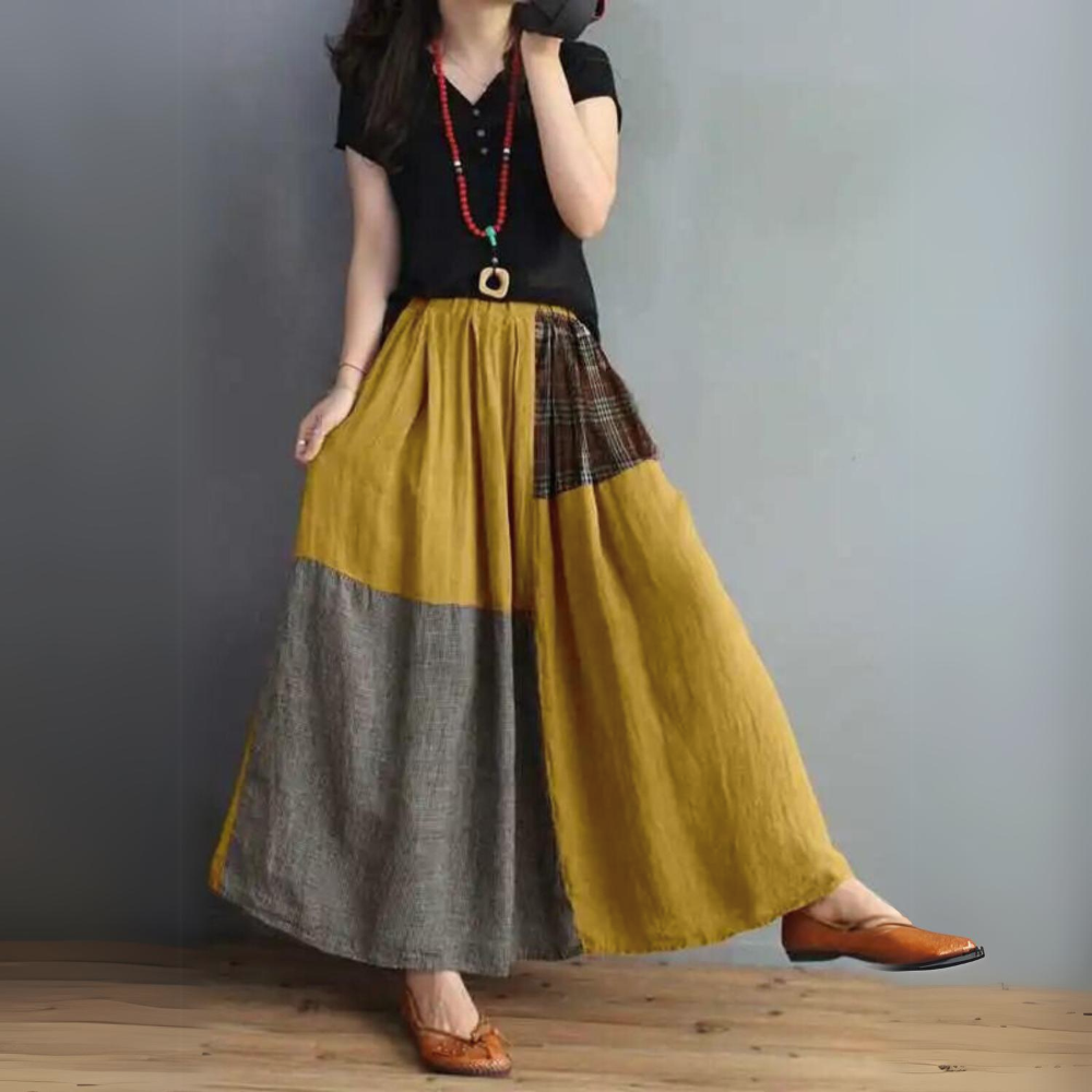 Donna - Elegante Patchwork Rok